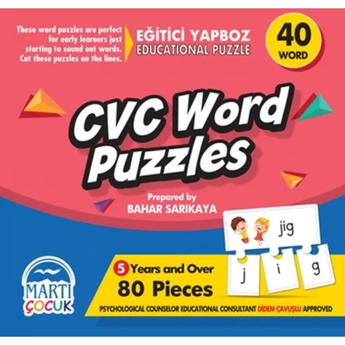 Cvc Word Puzzles - Eğitici Yapboz