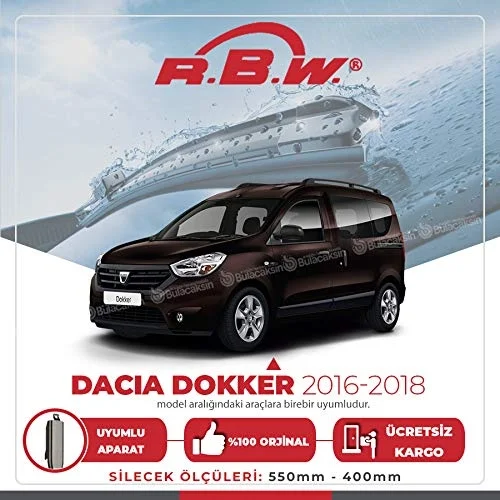 Dacia Dokker Muz Silecek Takımı (2016-2018)
