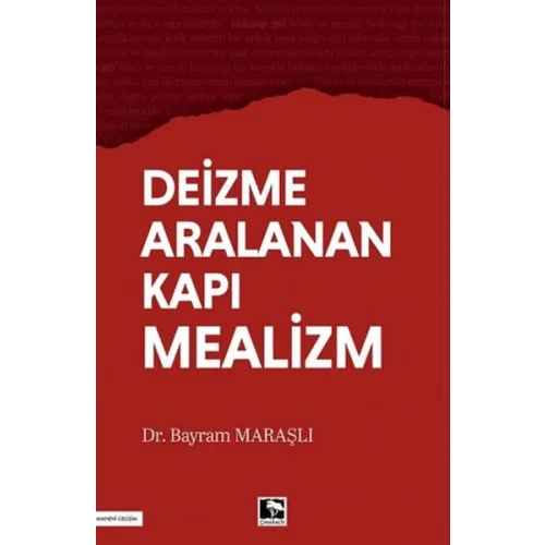 Deizme Aralanan Kapı Mealizm