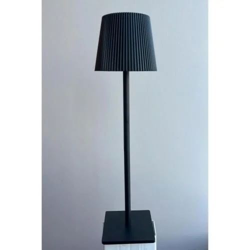 Dekoratif Siyah Masa Lambası - 39 cm ACR-492