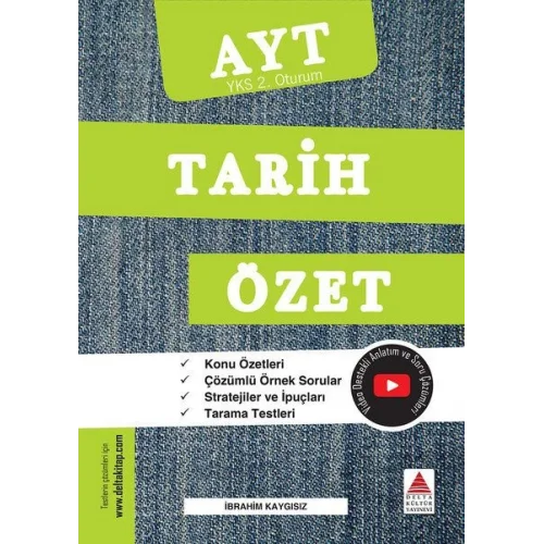 Delta Kültür YKS 2. Oturum Tarih Özet