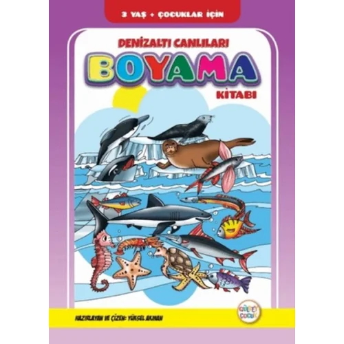 Denizaltı Çanlıları Boyama Kitabı