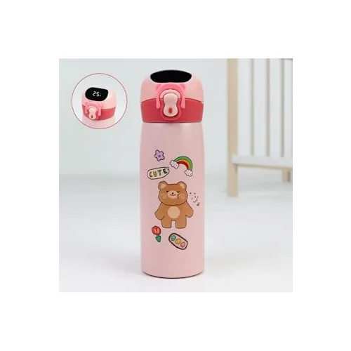 Dereceli Çocuk Termosu, Pembe
