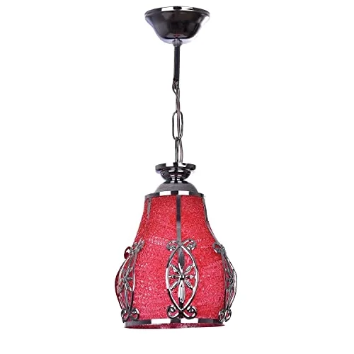 Dessa Lucea HUNDLE KIRMIZI-KROM TEKLİ AVİZE