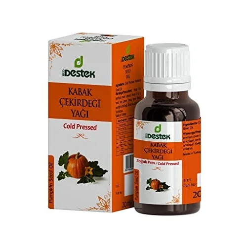 Destek Kabak Çekirdeği Yağı (Soğuk Pres) 20 ml