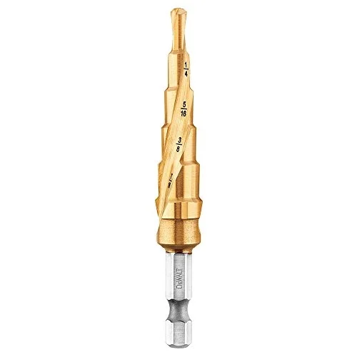 DEWALT DWA1784IR 3/16-Inch-1/2-Inch IMPACT READY Step Drill Bit