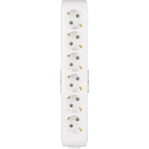 DIFA Pack VİKO Multi-Let 6lı Topraklı Ç.K Klemensli Priz, Beyaz