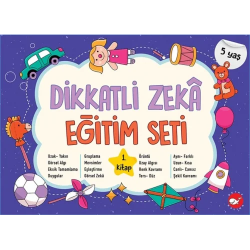 Dikkatli Zeka Eğitim Seti - 1. Kitap (5 Yaş)