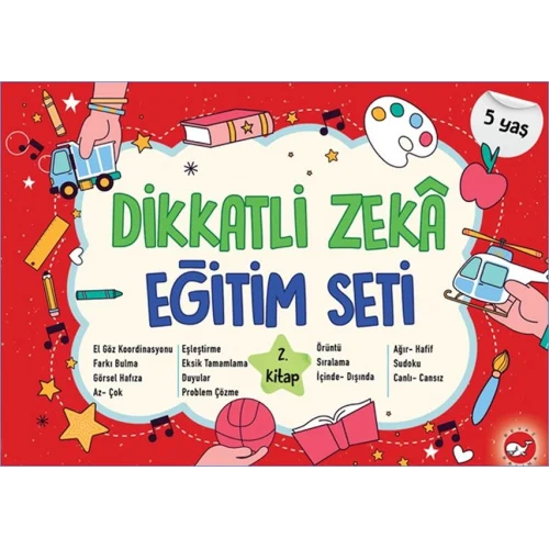 Dikkatli Zeka Eğitim Seti - 2. Kitap (5 Yaş)