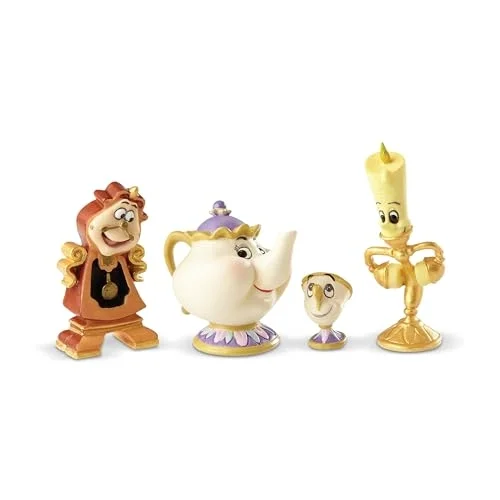 Disney Figür Seti, Güzel ve Çirkin, Çok Renkli