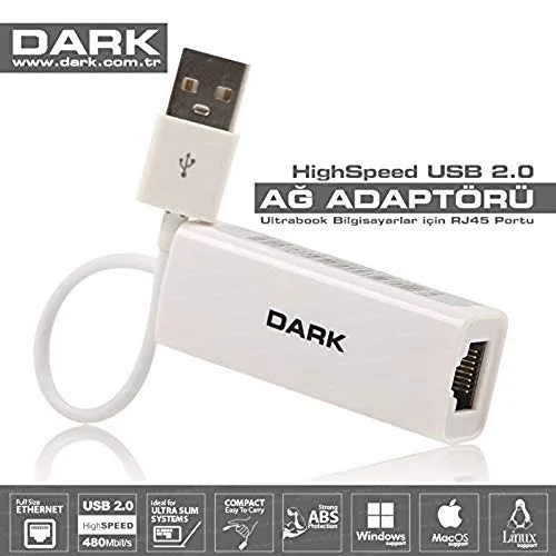 DK NT U2LAN Connect Master U2LAN USB 2 Ethertnet Adaptörü