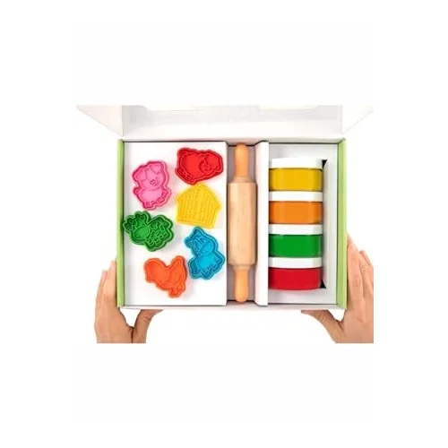 Doğal Oyun Hamurları Premıum Kutu Set - Çiftlik