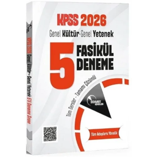 Doktrin Yayınları 2026 KPSS Genel Yetenek Genel Kültür 5 Deneme