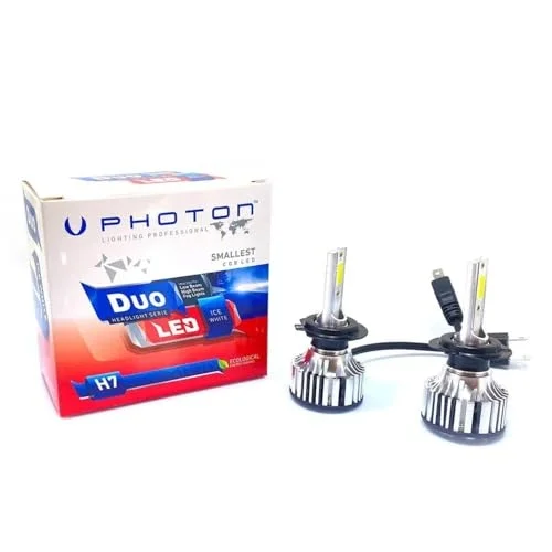 Duo Serisi Led Headlight Beyaz Işık 12V Led Xenon H7