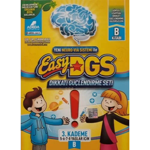 EASY Dikkati Güçlendirme Seti 5-8 yaş B Kitapçığı