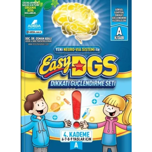 EASY Dikkati Güçlendirme Seti 6-9 yaş A Kitapçığı