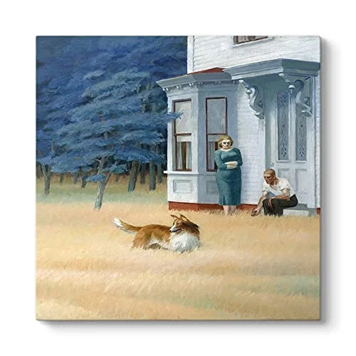 Edward Hopper - Cape Cod Evening Tablosu 40 x 40