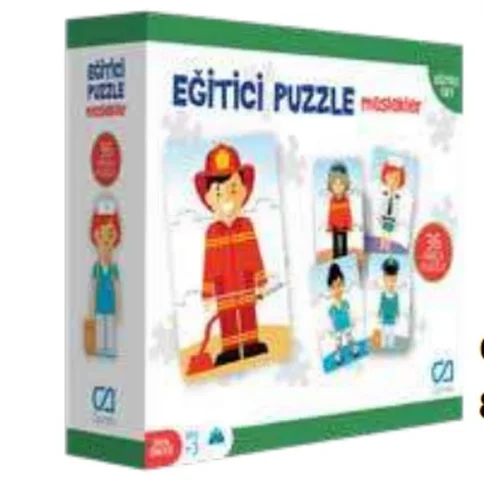 Eğitici Puzzle - Meslekler