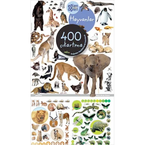 Eğlen Öğren - Hayvanlar 400 Çıkartma