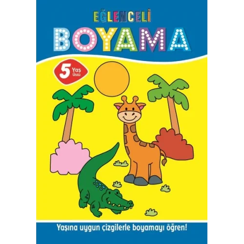 Eğlenceli Boyama - 5 Yaş Üstü 4’lü Pastel Boya Hediyeli