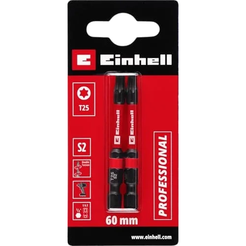 Einhell Torx bits uç 60 mm T25 S2 2 adet - 49132180