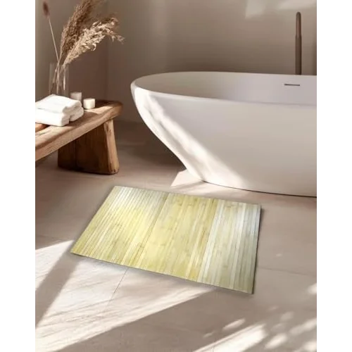 Eko Bath Serisi 50x80 cm Doğal Bambu Banyo Paspası