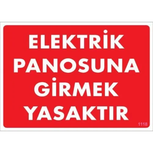 Mey İthalat® Elektrik Panosu Levhası 25x35 KOD:1118