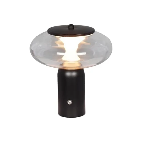 Erta 03 Siyah Şarjlı Masa Lambası 1X1.8W 3000K