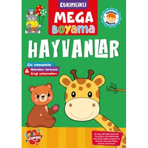 Etkinlikli Mega Boyama - Hayvanlar