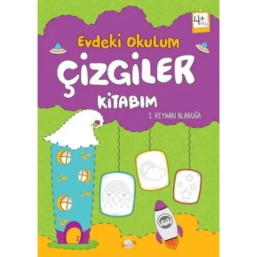 Evdeki Okulum Çizgiler Kitabım 4+Yaş
