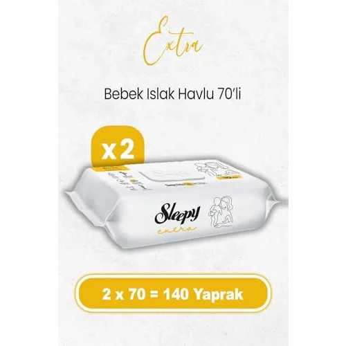 Extra Islak Bebek Mendil 70 x 2 Adet (140 Yaprak)