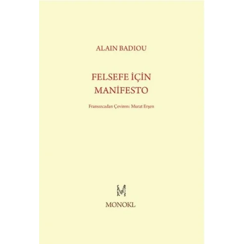 Felsefe İçin Manifesto