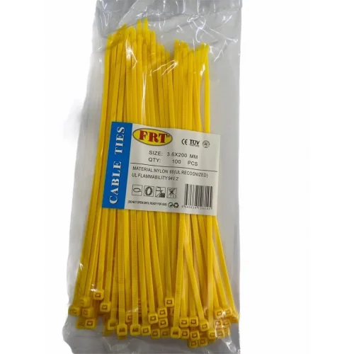 Mey İthalat® FRT Sarı 3,6X200 Kablo Bağı