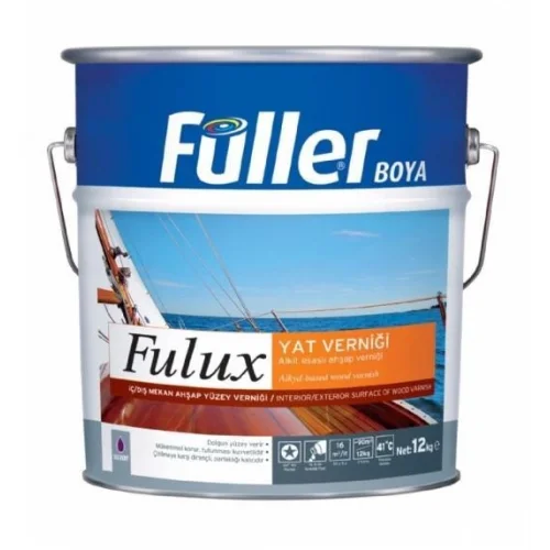 Mey İthalat® Füller Fulux Yat Verniği 0,75 Litre Şeffaf