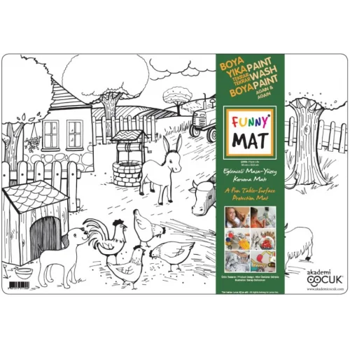 Funny Mat - Çiftlik - 33,5x48cm