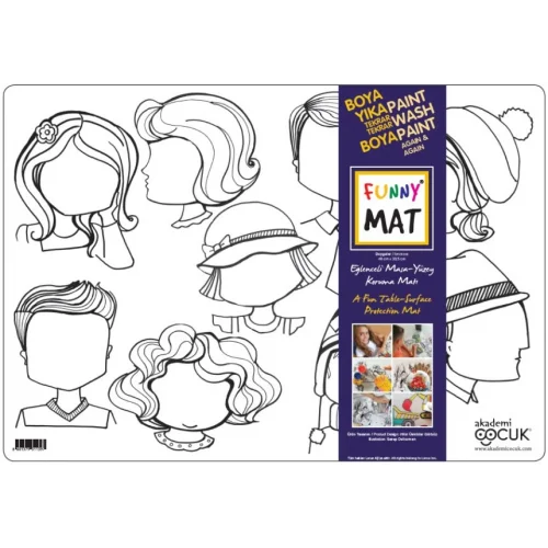 Funny Mat - Duygular - Küçük 33,5x48cm