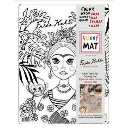 Funny Mat - Frıda Kahlo 30 X 40 Cm