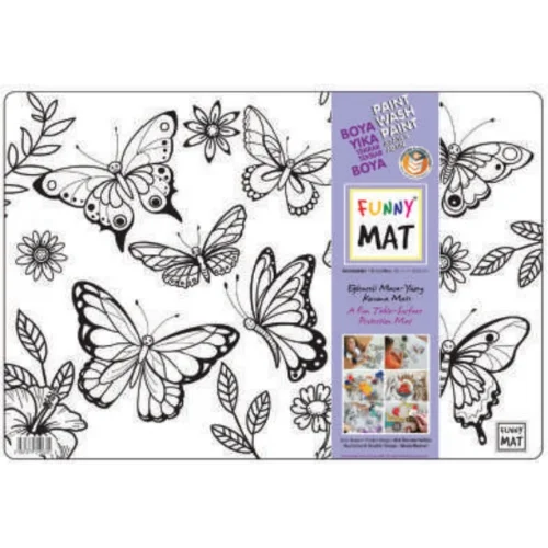 Funny Mat - Kelebekler 33,5x48cm