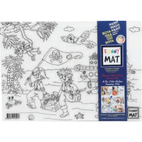 Funny Mat - Korsanlar Ve Araçlar 25 X 35 Cm