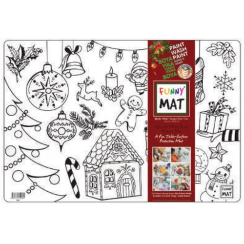 Funny Mat - Mutlu Yıllar 33,5x48cm