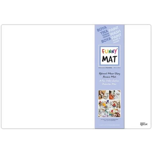 Funny Mat - Serbest Çalışma (Küçük Boy) - 33,5x48cm