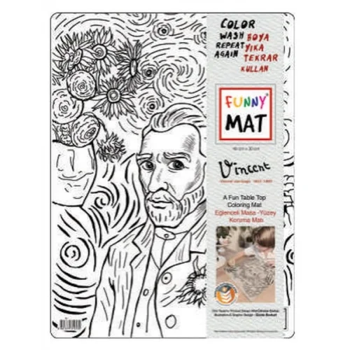 Funny Mat - Vıncent Van Gogh 30 X 40 Cm