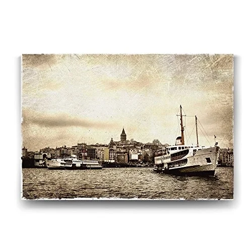 Galata Vapur Tablosu - 100x70cm