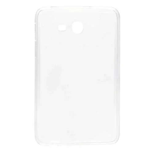 Galaxy ile uyumlu Tab 3 Lite 7.0 T110 Kılıf Tablet Süper Silikon Kapak Beyaz