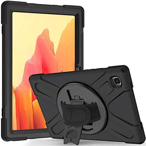Galaxy ile uyumlu Tab A7 10.4 T500 2020 Defender Tablet Silikon Siyah