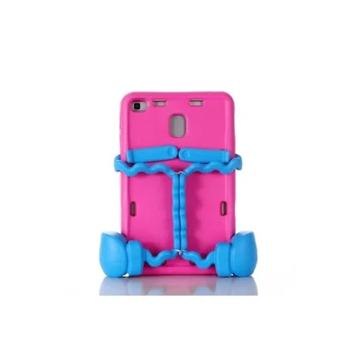 Galaxy Tab ile Uyumlu A 8.0 (2019) T290 SBT Eva Boxer Tablet Silikon - Pembe Koyu