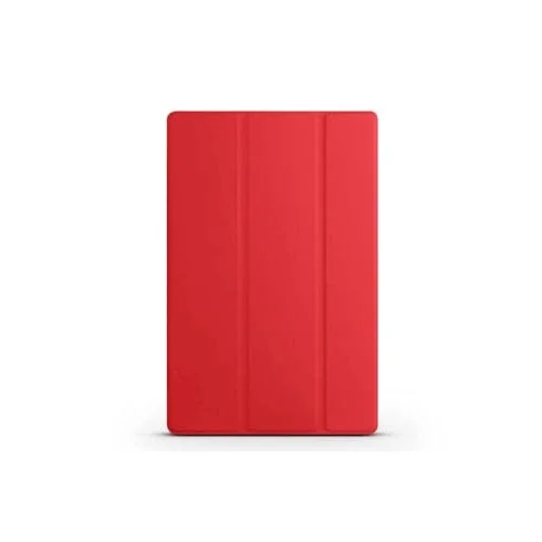 Galaxy Tab S9 FE ile Uyumlu Smart Cover Standlı 1-1 Kılıf-Kırmızı 5