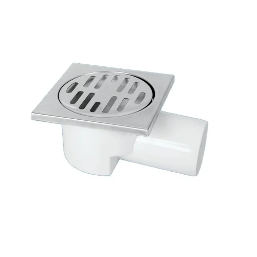 Mey İthalat® Gama Melez Yer Süzgeci 50 mm Yandan Çıkışlı 10x10 cm