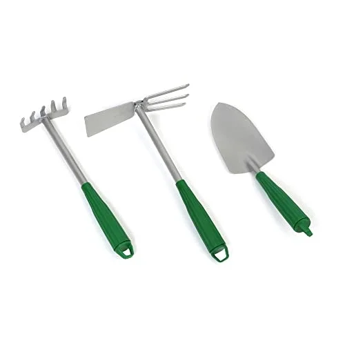 Garden Tools Çelik 3’lü Bahçe Seti Çapa Tırmık Kürek