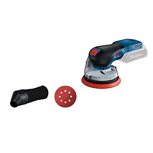 GEX 18V-125 Akülü Eksantrik Zımpara (18 Volt, SOLO, Zımpara tabanı çapı: 125 mm, 6.000-10.000 dev/dak, Karton kutuda)